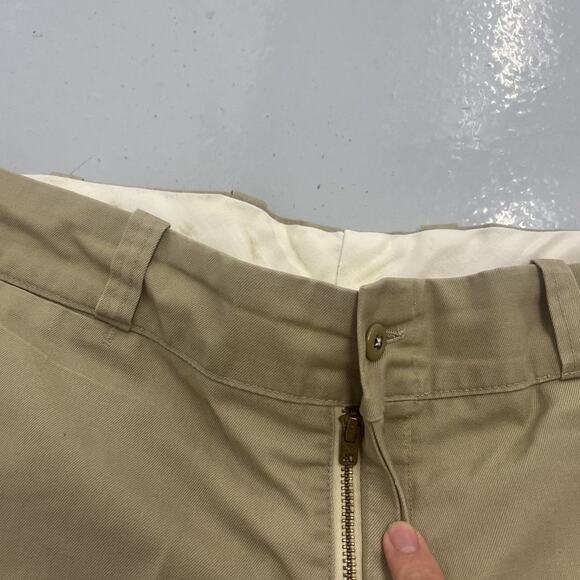 Vintage 60s Sears Tan Sanforized Workwear Chinos 36x31 - Picture 2 of 4